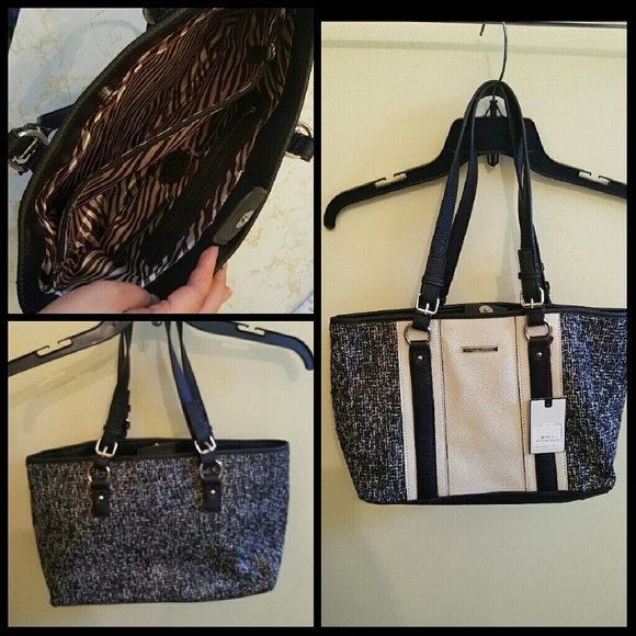 Black, Gray, & White Dana Buchman Purse