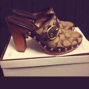 Coach Clogs size 7