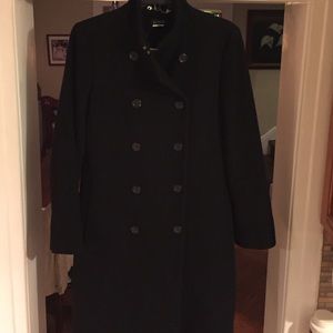 JCrew black coat