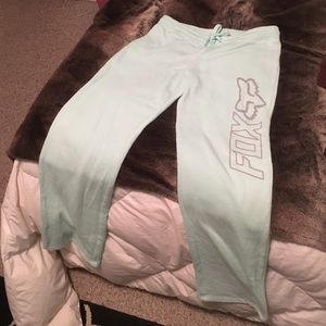 FOX mint colored sweatpants