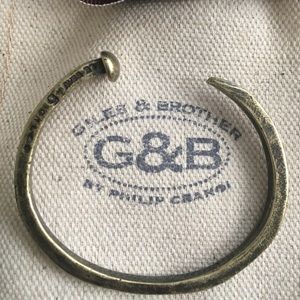 Giles & Brother railroad spike cuff