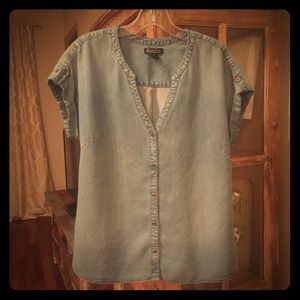 Lucky faded denim shirt