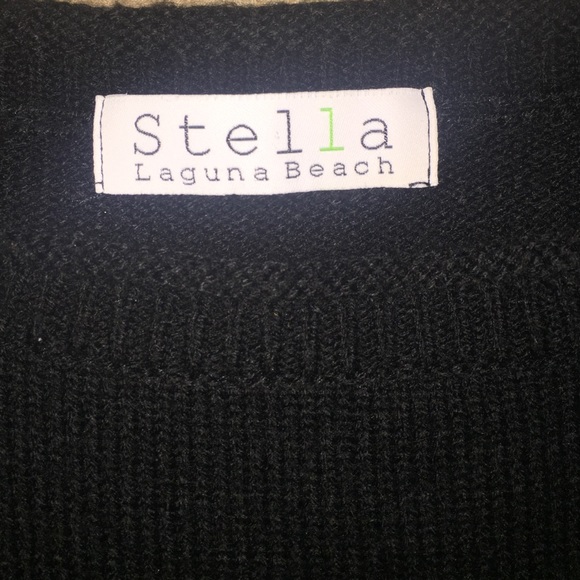 Cropped black sweater - Picture 2 of 2