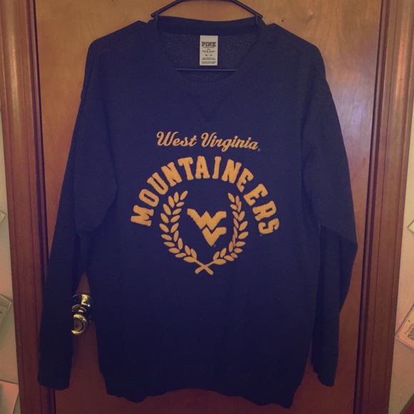 Victoria's Secret PINK WVU oversized sweatshirt
