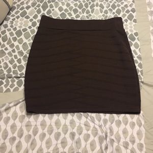 Dark brown skirt