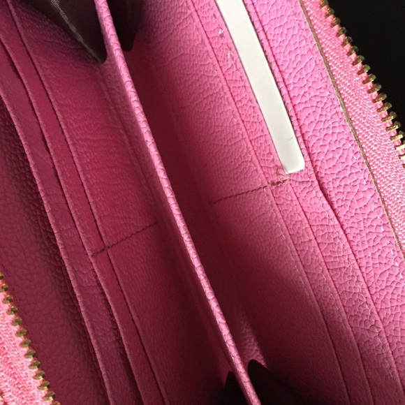 NEW Striped Canvas Multi-Compartment Wallet - Picture 3 of 4