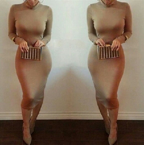 Turtleneck dress