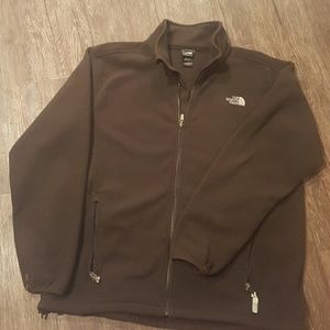Mens brown North Face fleece