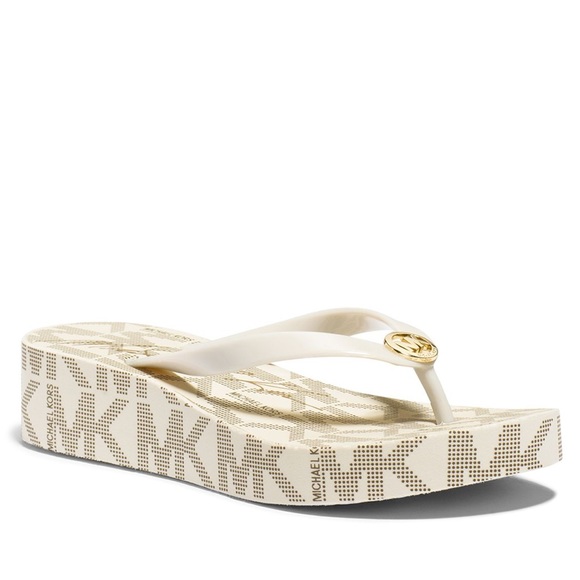 Michael Kors wedge flip flop