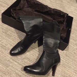 Cole Haan Black Leather boots