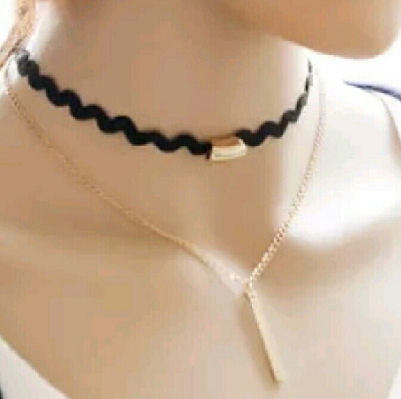 Choker with matching necklace - Picture 2 of 2