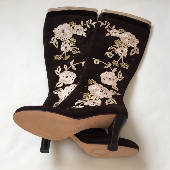 ❌❌❌❌ 🎉3xHP🎉 🆕 Cole Haan Suede Boots - Picture 3 of 4