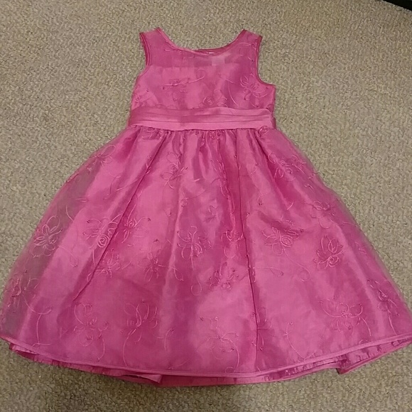 Girls Pink Dressy Dress