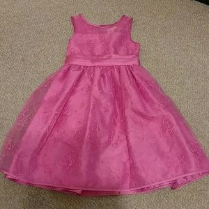 Girls Pink Dressy Dress