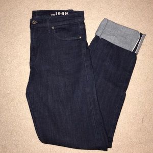 Gap 1969 dark wash jeans