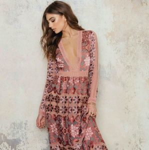 For Love And Lemons Juliet maxi dress XS NWT