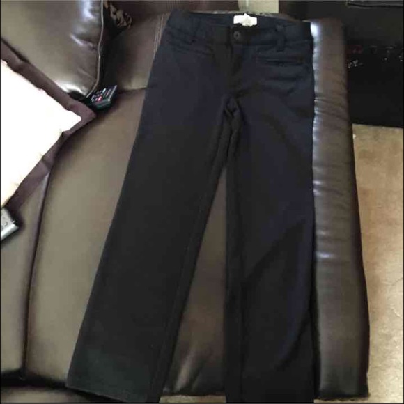 Girls sz 8 Cherokee black versatile stretch pants - Picture 1 of 4