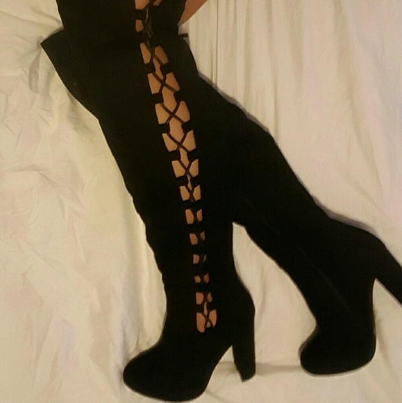 Lace up Thigh Highs