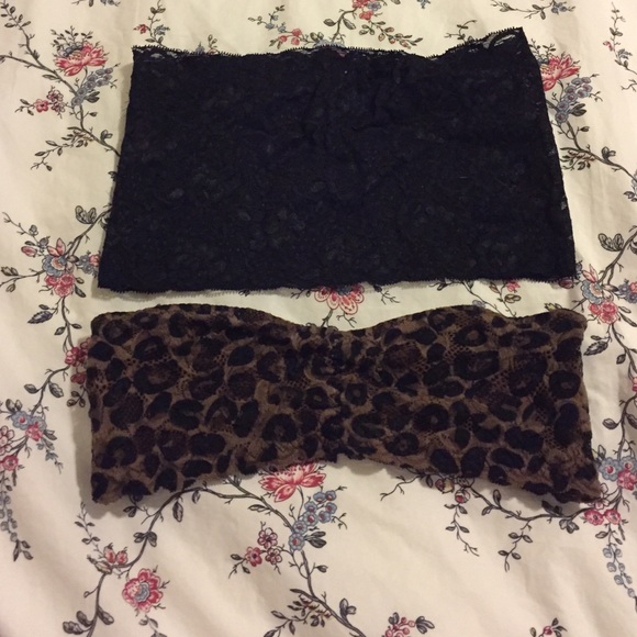 two lace bandeaus