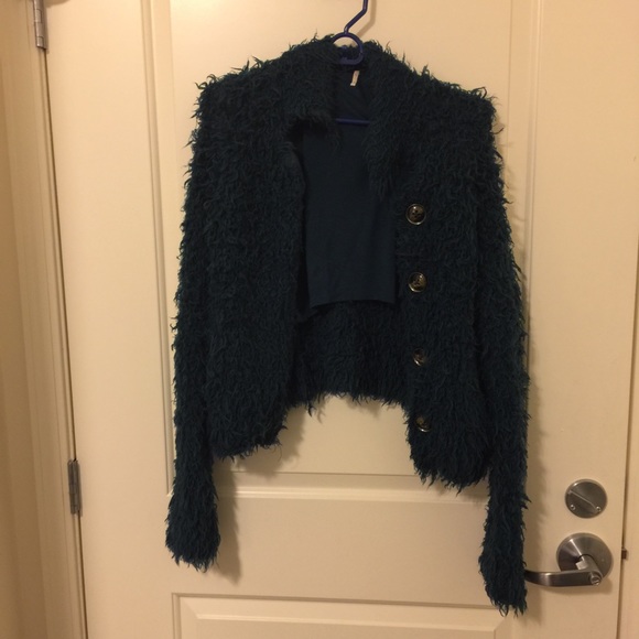 Free people fuzzy jacket