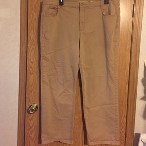 Jones New York Khaki jeans.