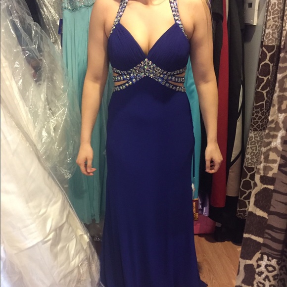 Blue Prom Dress - Picture 1 of 3