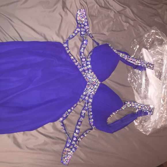 Blue Prom Dress - Picture 3 of 3