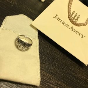 James Avery-"Beaded Floral Ring"