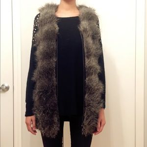 Armani Exchange Brand New Fur Vest