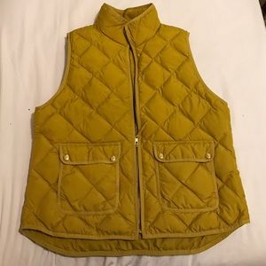 J. Crew Excursion Quilted Down Vest