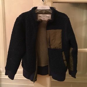 Navy Crewcuts fleece jacket