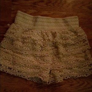 Lace shorts