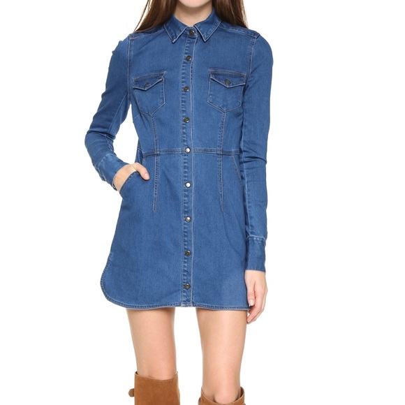 Free People Dynomite Denim Mini 🌙