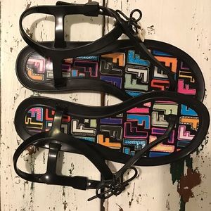 Fendi Sunny Jelly Flats!