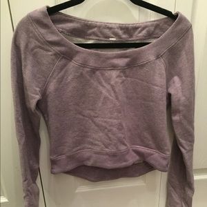 lululemon cropped sweatshirt