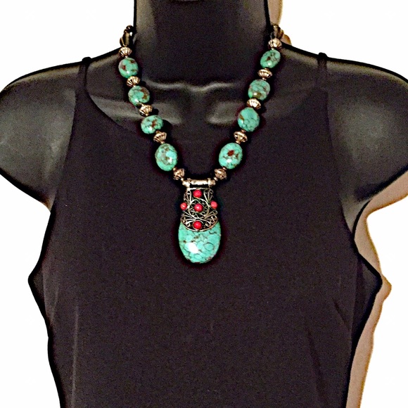 Boho Statement Necklace - image 1