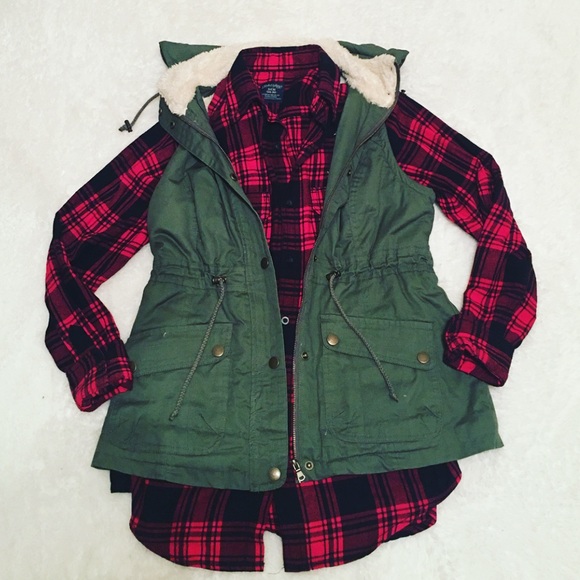 Faux Fur Lined Hooded Vest