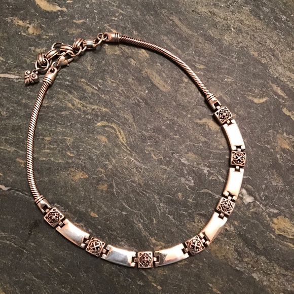 Estate Celtic silver necklace.