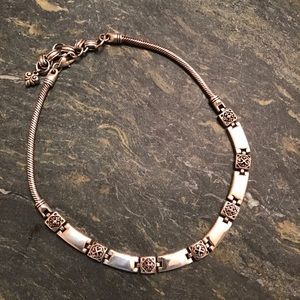 Estate Celtic silver necklace.