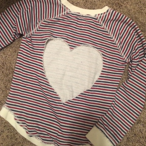 Chaser Heart cut out Sweatshirt