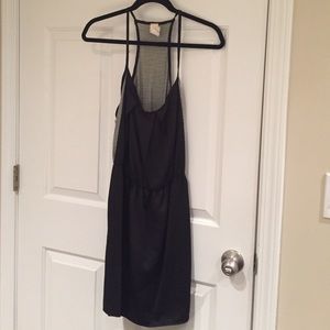 Black halter dress