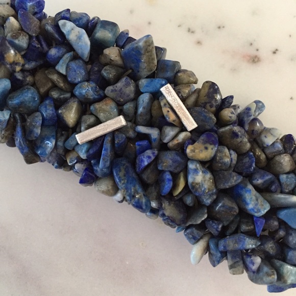 "Céleste" Earrings || Silver Bar Studs - Picture 3 of 6