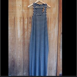 Long classic stripes dress
