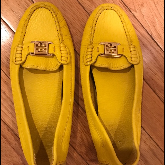 Tory Burch yellow shoes