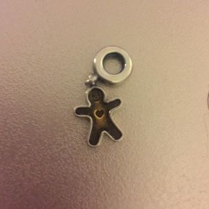 Gingerbread man Pandora charm