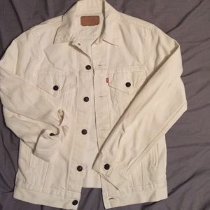 Levi's white Jean jacket
