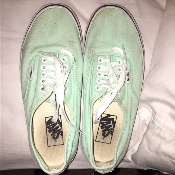 Mint green vans - Picture 1 of 1