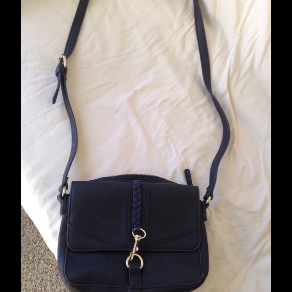 Blue medium size cross body bag
