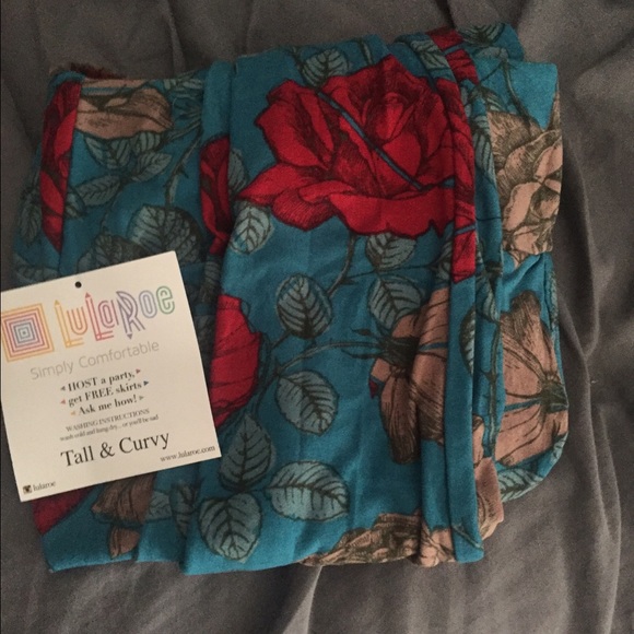 Lularoe TC floral leggings