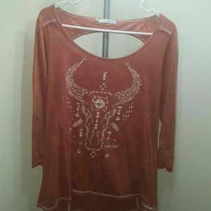 Maurices western top!